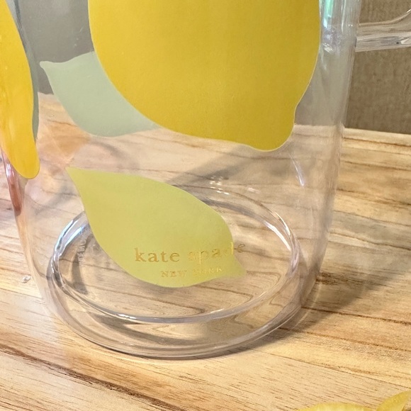 New in Box - unopened Kate Spade New York Lemonade Pitcher & Set of 2 Cups - Picture 5 of 9